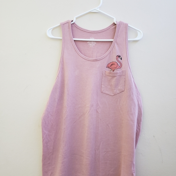 🦋Women Woman Flamingo Summer Tank Top Shirt - Picture 2 of 5